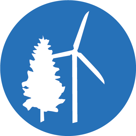 Osmi Australia Icon with Turbines and Tree